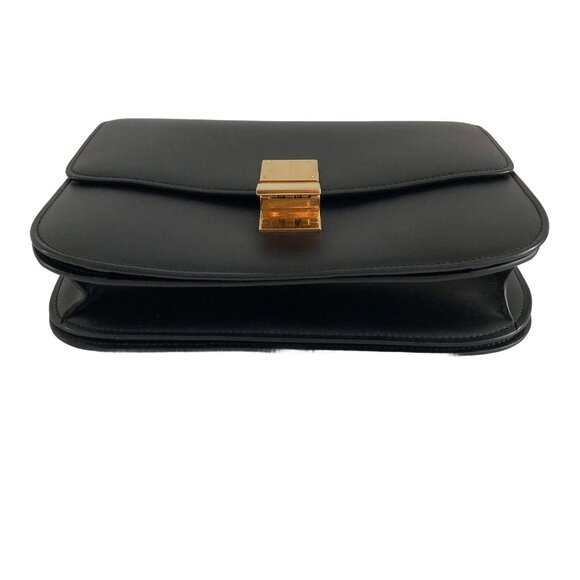 Celine Box Calfskin Medium Classic Box Flap Black - Picture 3 of 9